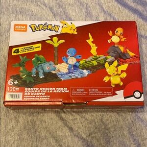 Mega Construx Pokemon Kanto Region Team 130 Pieces NIB